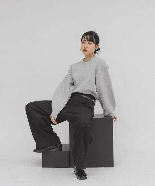 KBF / ケービーエフ ニット・セーター | スウェットライクニット | 詳細23