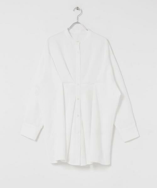 KBF / ケービーエフ シャツ・ブラウス | ウエストタックロングシャツ | 詳細18