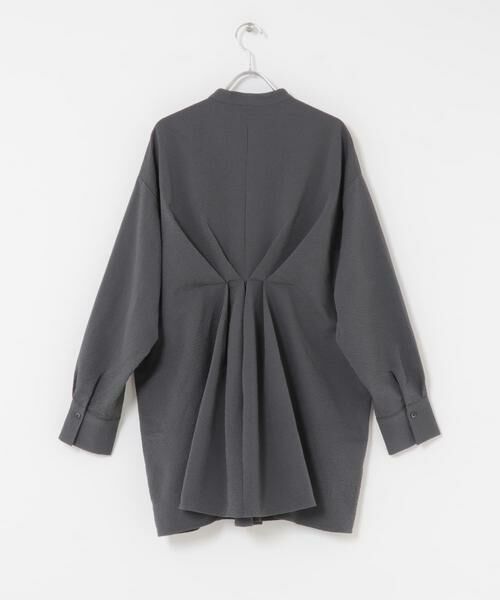 KBF / ケービーエフ シャツ・ブラウス | ウエストタックロングシャツ | 詳細29