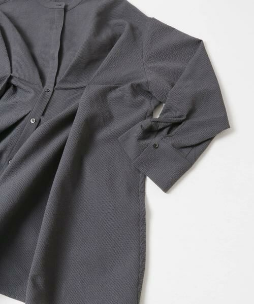 KBF / ケービーエフ シャツ・ブラウス | ウエストタックロングシャツ | 詳細28