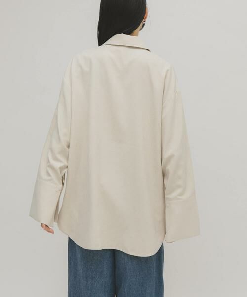 KBF / ケービーエフ シャツ・ブラウス | ピーチスキンBIGシャツ | 詳細5