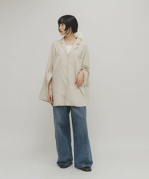 KBF / ケービーエフ シャツ・ブラウス | ピーチスキンBIGシャツ | 詳細6