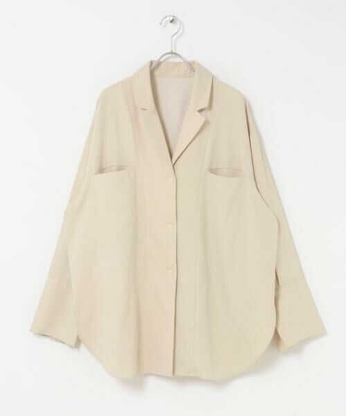KBF / ケービーエフ シャツ・ブラウス | ピーチスキンBIGシャツ | 詳細7