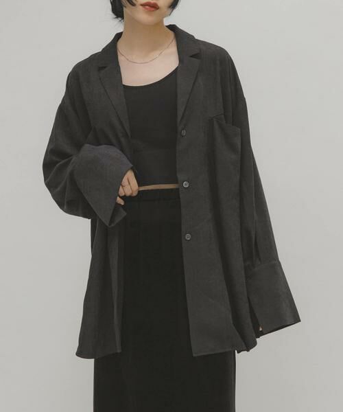 KBF / ケービーエフ シャツ・ブラウス | ピーチスキンBIGシャツ | 詳細12