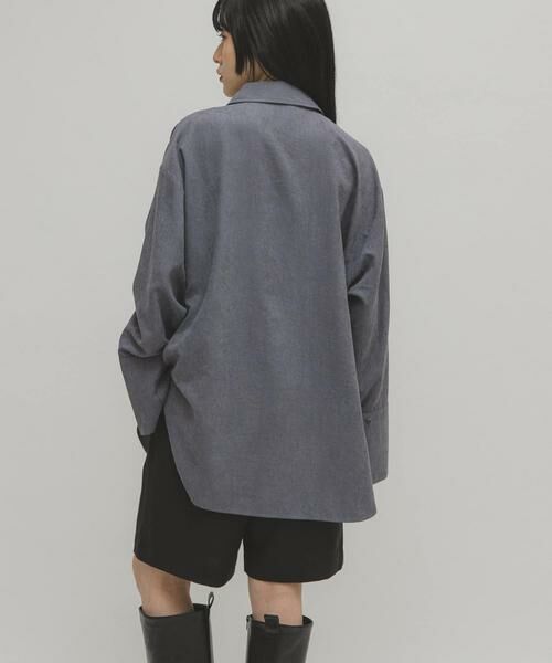 KBF / ケービーエフ シャツ・ブラウス | ピーチスキンBIGシャツ | 詳細26