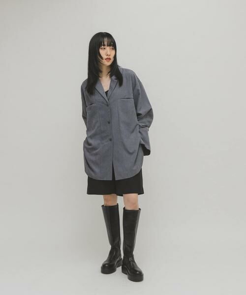 KBF / ケービーエフ シャツ・ブラウス | ピーチスキンBIGシャツ | 詳細27