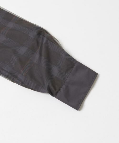 KBF / ケービーエフ シャツ・ブラウス | チュールレイヤードショートシャツ | 詳細30