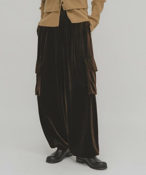 KBF / ケービーエフ その他パンツ | ベロアカーゴパンツ | 詳細1