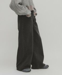 KBF / ケービーエフ デニムパンツ | WIDEレッグアジャストデニム