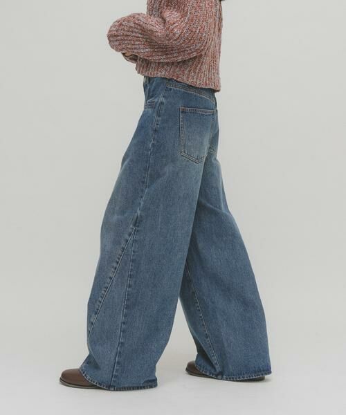 KBF / ケービーエフ デニムパンツ | WIDEレッグアジャストデニム | 詳細2