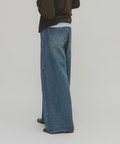 KBF / ケービーエフ デニムパンツ | WIDEレッグアジャストデニム | 詳細6