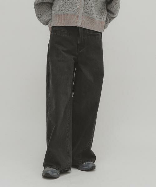 KBF / ケービーエフ デニムパンツ | WIDEレッグアジャストデニム | 詳細11