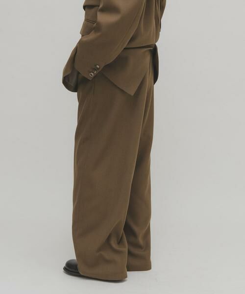 KBF / ケービーエフ その他パンツ | バレルレッグタックスラックス | 詳細3