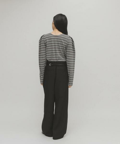 KBF / ケービーエフ その他パンツ | バレルレッグタックスラックス | 詳細17