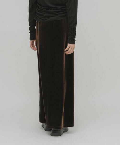 KBF / ケービーエフ スカート | ベロアナロースカート | 詳細4