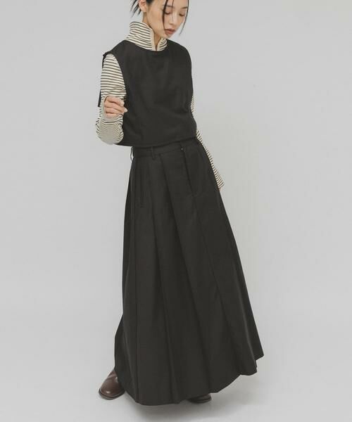 KBF / ケービーエフ ワンピース | 2WAYベストセパレートワンピース(ブラック)