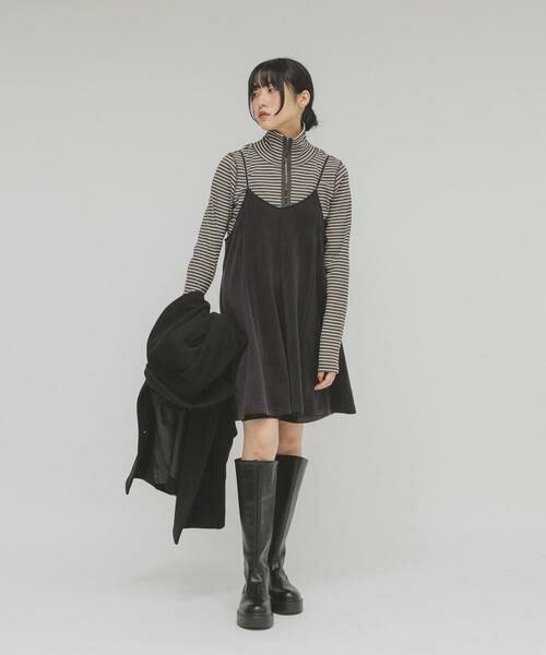 KBF / ケービーエフ ワンピース | モールリブミニキャミワンピース | 詳細19