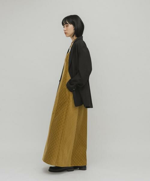 KBF / ケービーエフ ワンピース | チェックコーデュロイキャミワンピース | 詳細5