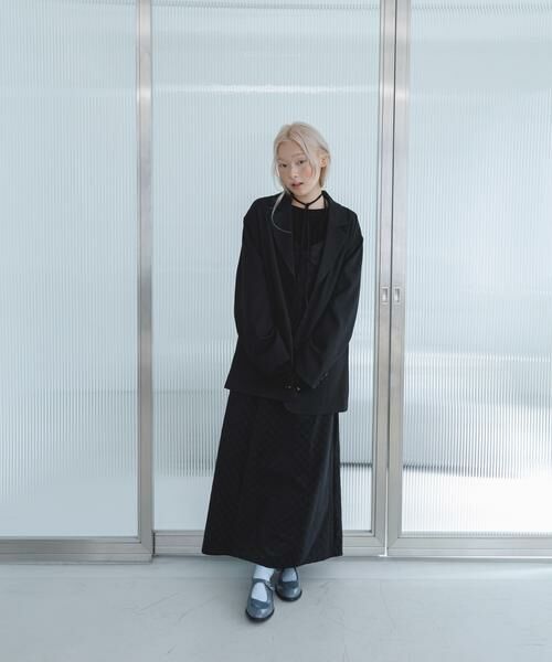 KBF / ケービーエフ ワンピース | チェックコーデュロイキャミワンピース | 詳細17