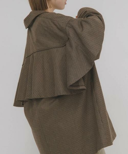 KBF / ケービーエフ その他アウター | フリルディティールフレアジャケット | 詳細2