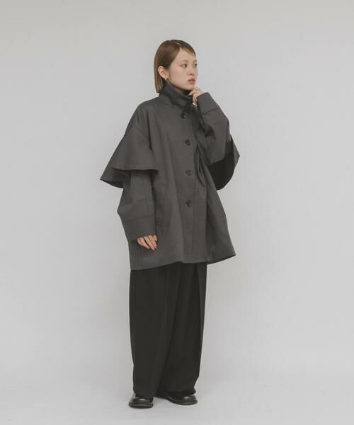 KBF / ケービーエフ その他アウター | フリルディティールフレアジャケット | 詳細14