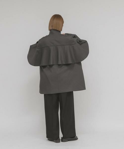 KBF / ケービーエフ その他アウター | フリルディティールフレアジャケット | 詳細15