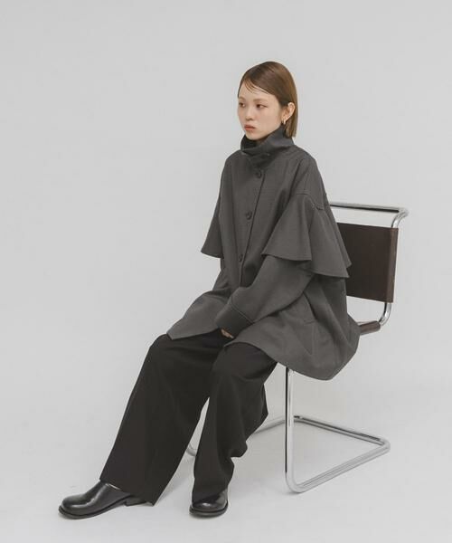 KBF / ケービーエフ その他アウター | フリルディティールフレアジャケット | 詳細17