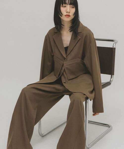 KBF / ケービーエフ その他アウター | ビスチェSETテーラードジャケット | 詳細1
