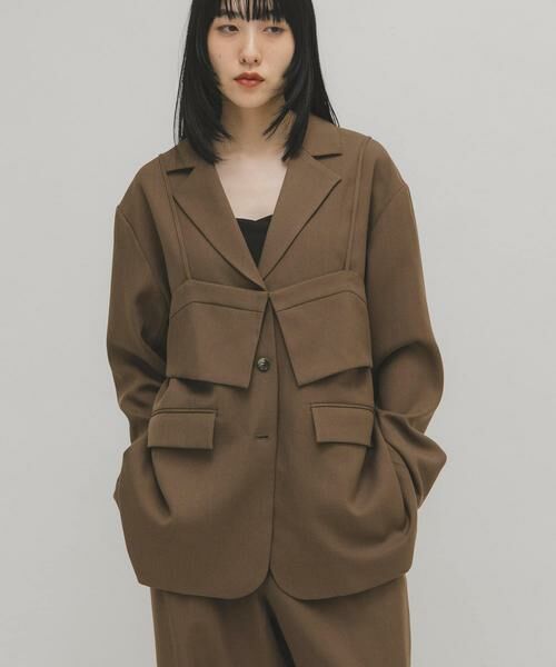 KBF / ケービーエフ その他アウター | ビスチェSETテーラードジャケット | 詳細3