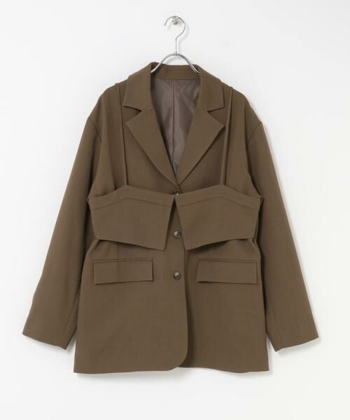 KBF / ケービーエフ その他アウター | ビスチェSETテーラードジャケット | 詳細8