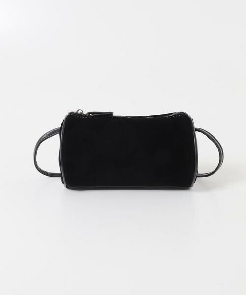 KBF / ケービーエフ ショルダーバッグ | ステッチデザインベロアミニBAG | 詳細13