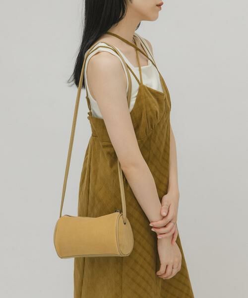 KBF / ケービーエフ ショルダーバッグ | ステッチデザインベロアミニBAG | 詳細18