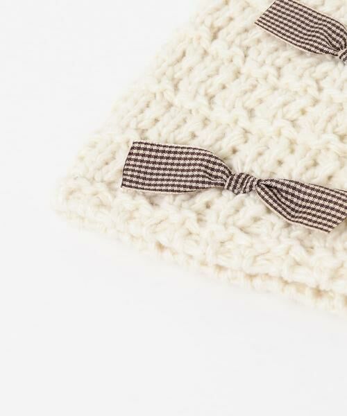 KBF / ケービーエフ ニットキャップ | チェックリボンニットビーニー | 詳細4