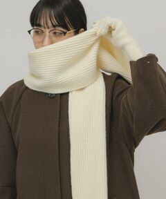 KBF / ケービーエフ マフラー・ショール・スヌード・ストール | リブニットマフラー