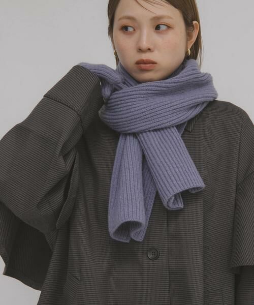 KBF / ケービーエフ マフラー・ショール・スヌード・ストール | リブニットマフラー | 詳細7
