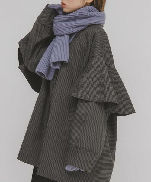 KBF / ケービーエフ マフラー・ショール・スヌード・ストール | リブニットマフラー | 詳細8