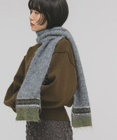 KBF / ケービーエフ マフラー・ショール・スヌード・ストール | エンドボーダーデザインマフラー