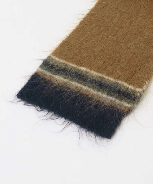 KBF / ケービーエフ マフラー・ショール・スヌード・ストール | エンドボーダーデザインマフラー | 詳細5