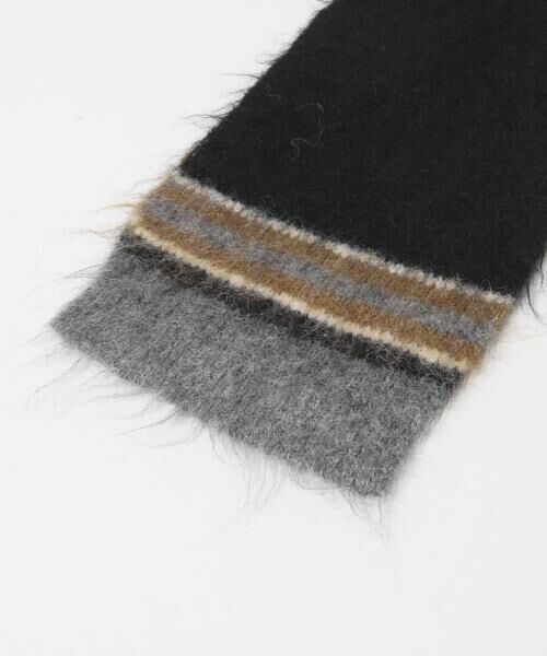 KBF / ケービーエフ マフラー・ショール・スヌード・ストール | エンドボーダーデザインマフラー | 詳細11