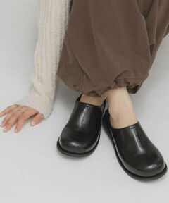 KBF / ケービーエフ シューズ | ステッチデザインラウンドクロッグ