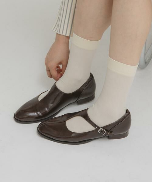 KBF / ケービーエフ シューズ | アシンメトリーメリージェーンローファー | 詳細1