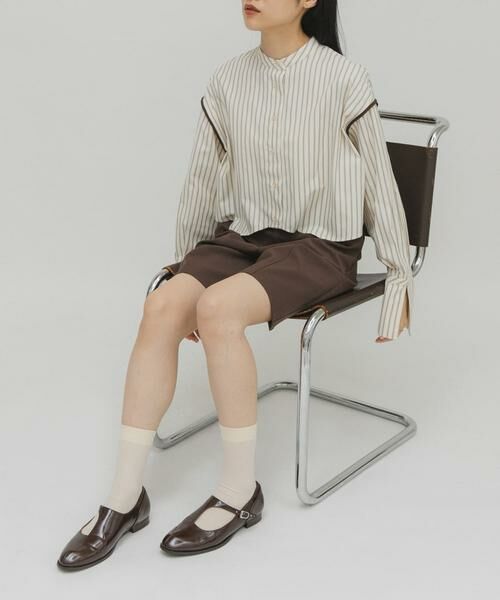 KBF / ケービーエフ シューズ | アシンメトリーメリージェーンローファー | 詳細5