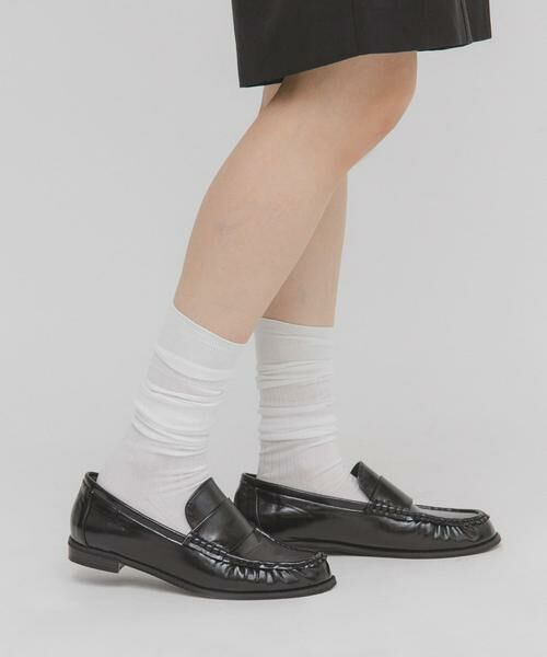 KBF / ケービーエフ シューズ | ギャザーデザインローファー | 詳細2