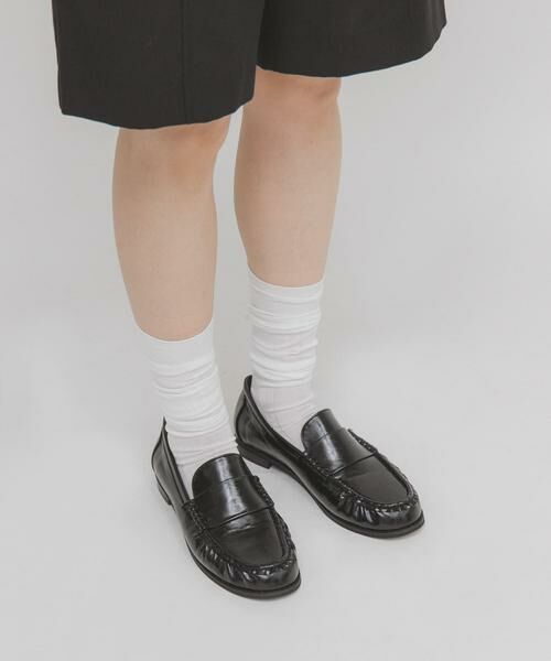 KBF / ケービーエフ シューズ | ギャザーデザインローファー | 詳細4