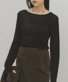 KBF / ケービーエフ Tシャツ | アシメドレープTEE