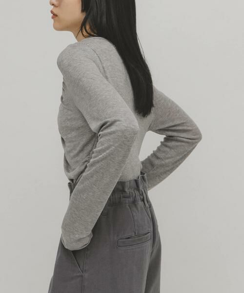 KBF / ケービーエフ Tシャツ | アシメドレープTEE | 詳細19