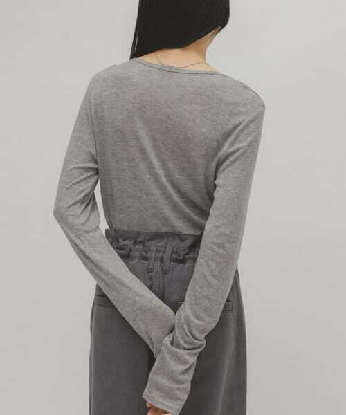 KBF / ケービーエフ Tシャツ | アシメドレープTEE | 詳細20