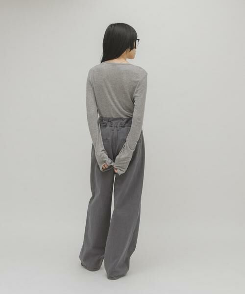 KBF / ケービーエフ Tシャツ | アシメドレープTEE | 詳細23