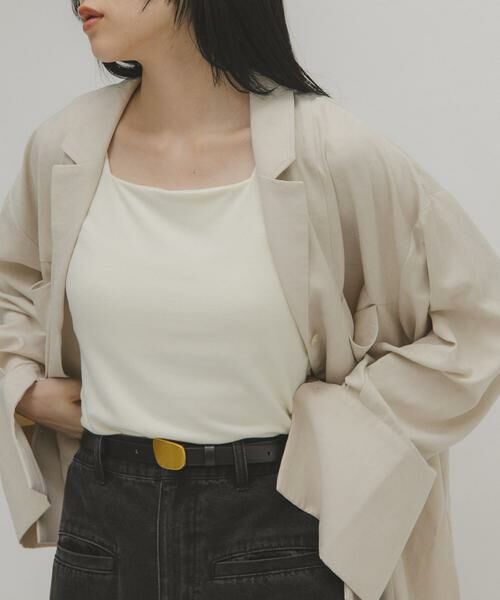 KBF / ケービーエフ タンクトップ | ピーチスキン2WAYタンクトップ | 詳細2