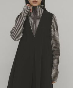 KBF / ケービーエフ Tシャツ | タートルホックボーダートップス